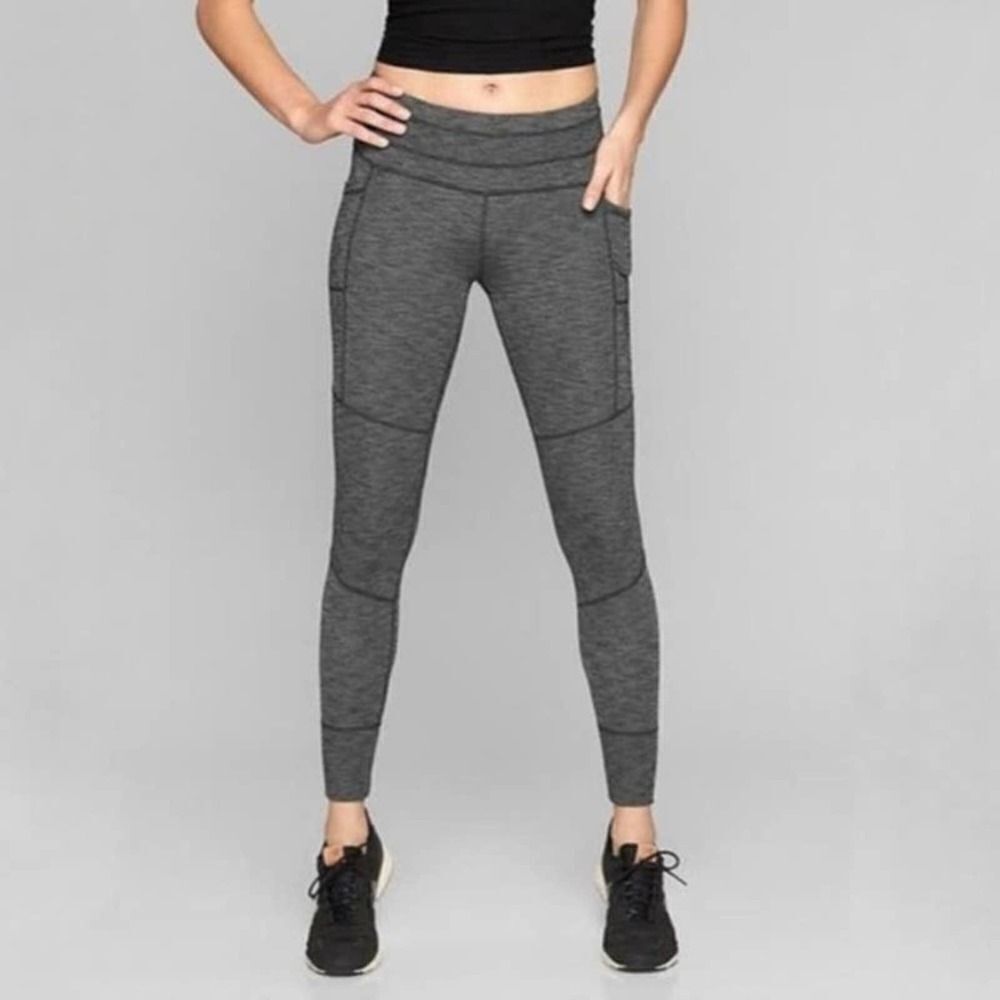Athleta Excursion Grey Tight Jogger Legging Hybrid